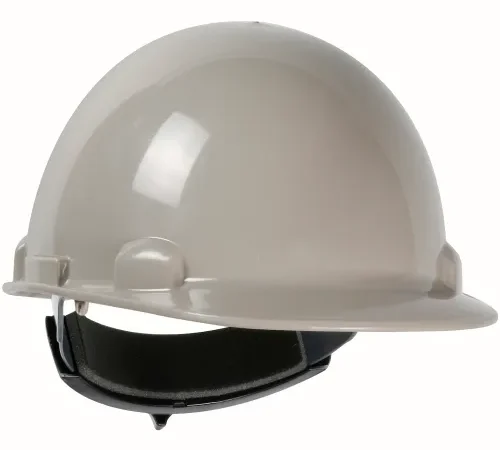 white construction hard hat