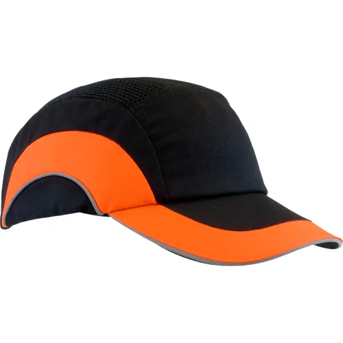 Black and orange baseball cap
