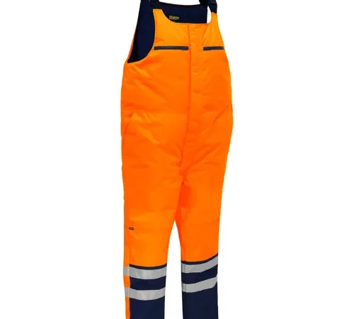 Bisley® Men's Extreme Cold Bib Overall, 4XL, Orange-['2XL', '3XL', '4XL', '5XL', 'L', 'M', 'S', 'XL']