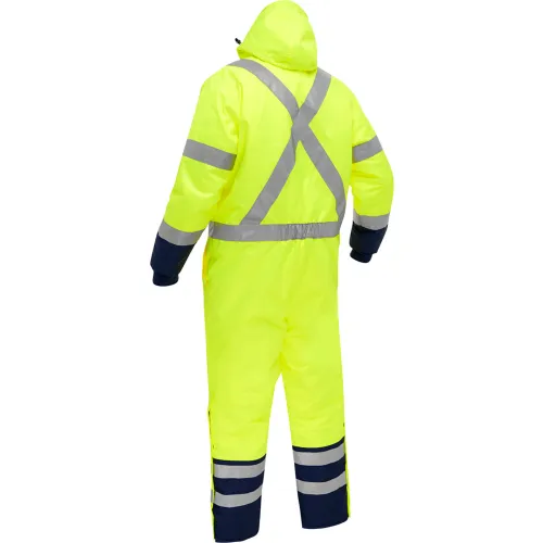Bisley Insulated Freezer Coverall, 3XL, Hi-Vis Yellow - Image 5