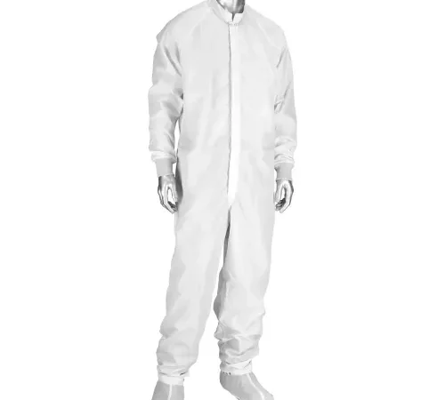 Uniform Technology" Cleanroom Coverall, 4XL, White