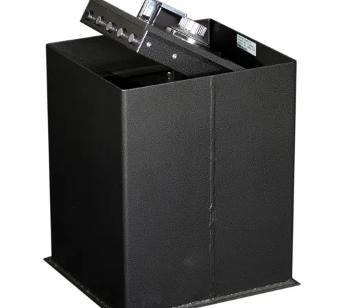 Protex Large Size In-Ground Deep Floor Safe With Combo Lock IF-2500C 14-1/8"x12-3/4"x17-1/2" Gray