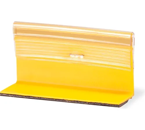 Pexco 4" Flexible Temporary Raised Pavement Marker, 2-Way, Yellow - Pkg Qty 500