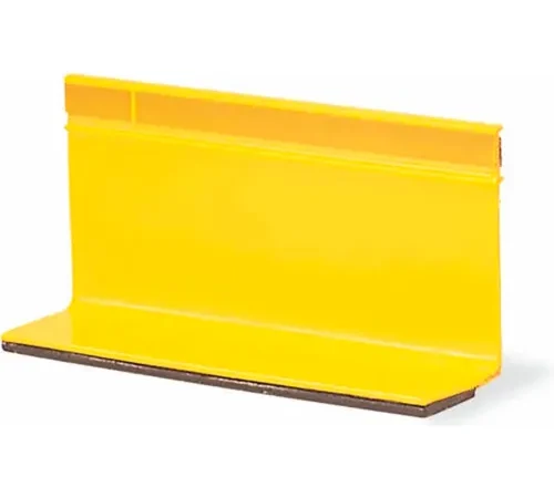 Pexco 4" Temporary Overlay Pavement Marker, 2-Way Reflective, Yellow - Pkg Qty 1000