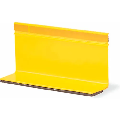 Pexco 4" Temporary Overlay Pavement Marker, 2-Way Reflective, Yellow - Pkg Qty 1000
