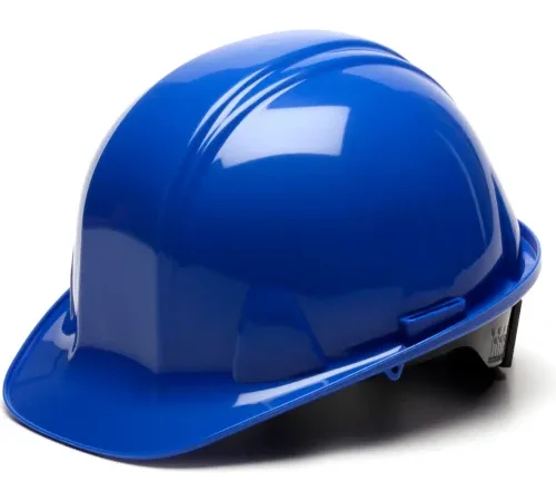 Blue Cap Style 6 Point Ratchet Suspension Hard Hat - Pkg Qty 16