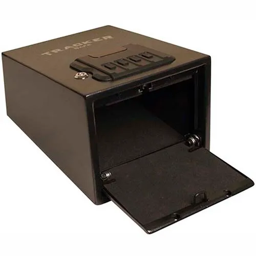 Tracker Safe Quick Access Pistol Safe Electronic Combo Lock - QAPS-01 - 9"W x 12"D x 7"H - Black - Image 3