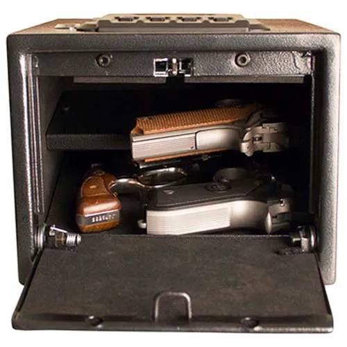 Tracker Safe Quick Access Pistol Safe Electronic Combo Lock - QAPS-01 - 9"W x 12"D x 7"H - Black - Image 5