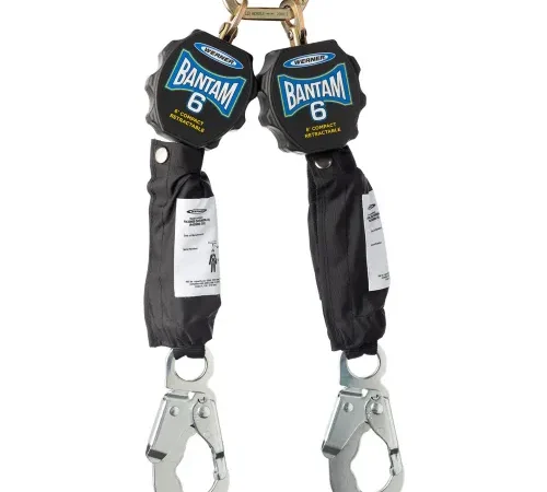 Dual Bantam 6 retractable fall-arrest lanyards