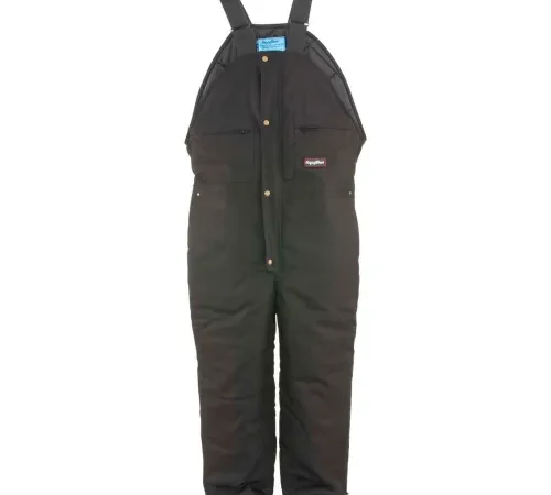 Denim High Bib Overall Regular, Black - XL