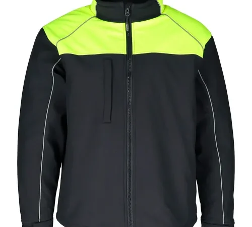 RefrigiWear ErgoForce Men's Waterproof Insulated Jacket 4XL, Black