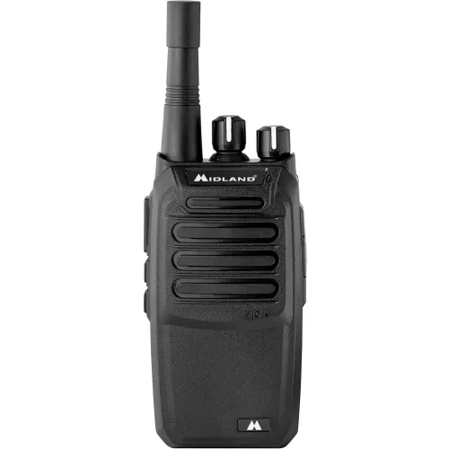 Midland BizTalk Business Radio W/ Push Button Communication, Black