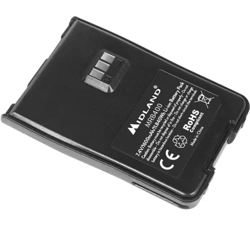 Midland BizTalk Replacement Battery For MB400, Black
