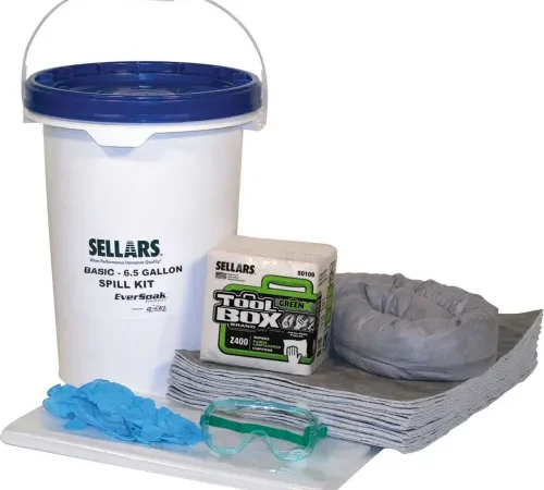 EverSoak General Purpose 6.5 Gallon Pail Spill Kit, 6.5 Gallon Capacity, 1 Spill Kit/Case