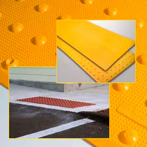 Surewerx ADA Tactile Pad, Surface Application, 2' x 4', Federal Yellow - Image 4