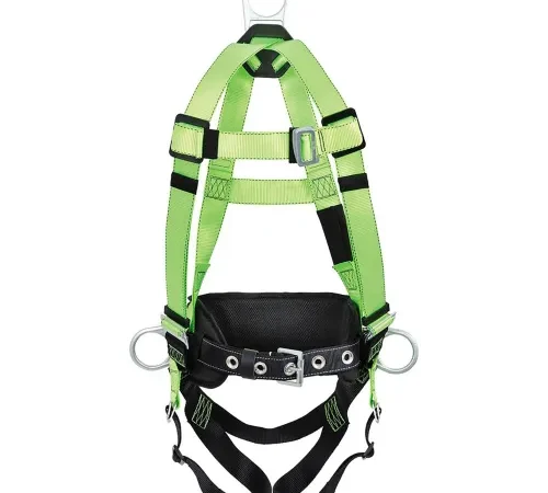 PeakWorks® Contractor Safety Harness with Positioning Belt, Pass-Thru Leg Buckles, Class AP, M