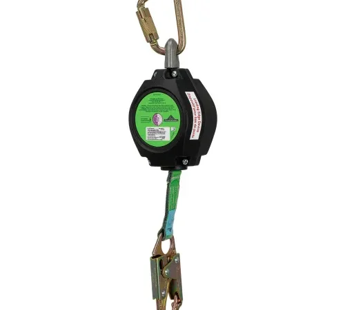 PeakWorks Leading Edge Self Retracting Lifeline, Snap Hook, Dyneema Webbing,10'L