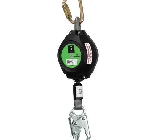 PeakWorks Leading Edge Self Retracting Lifeline, Single Leg, Snap Hook, 16'L