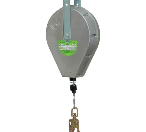 PeakWorks Self Retracting Lifeline Device, Single Leg, Snap Hook, 130'L