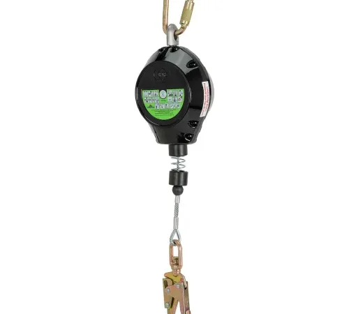 PeakWorks Leading Edge Self Retracting Lifeline, Single Leg, Snap Hook, 26'L