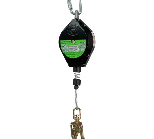PeakWorks Leading Edge Self Retracting Lifeline, Single Leg, Snap Hook, 40'L
