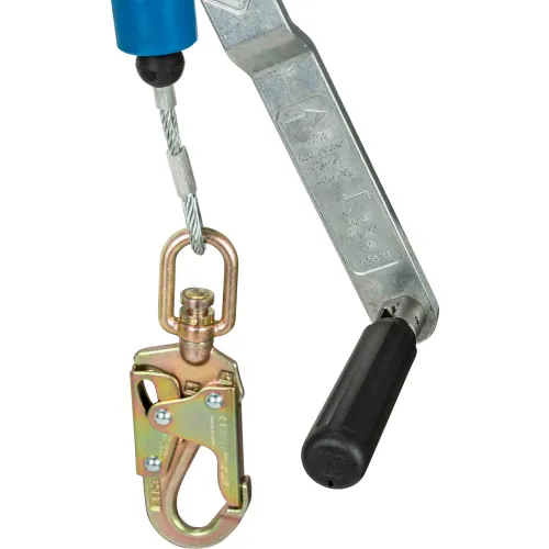 PeakWorks Self Retracting Lifeline Device with Recovery, Single Leg, Snap Hook, 130'L - Image 4