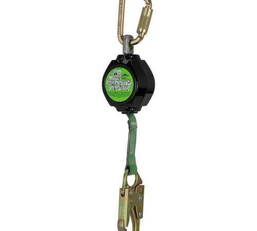 PeakWorks Leading Edge Self Retracting Lifeline, Single Leg, Snap Hook, 6'L