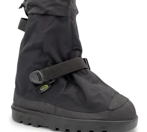 NEOS? Voyager Nylon All Season Waterproof Overboots, Threaded Outsole, L, 11"H, Black