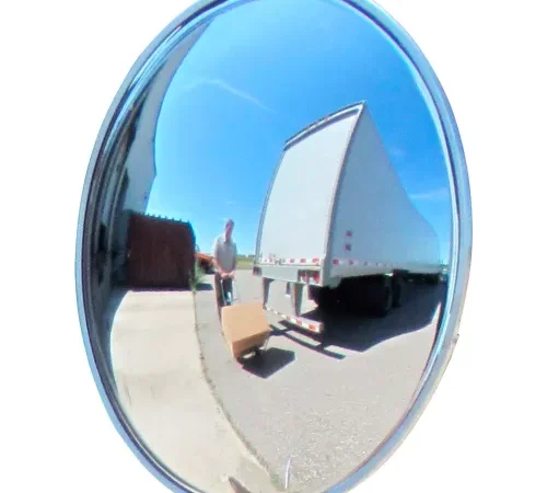 DomeVex? Round Acrylic Convex Mirror, Indoor, 24" Dia., 180? Viewing Angle