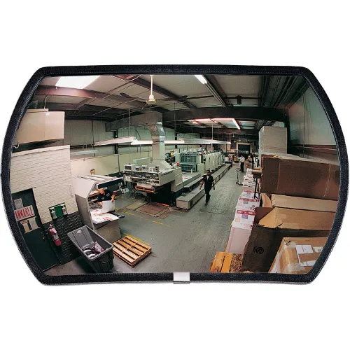 Printing press warehouse interior with boxes, workers