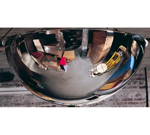 See-All? Full Dome Acrylic Mirror, Indoor, 48" Dia., 360? Viewing Angle