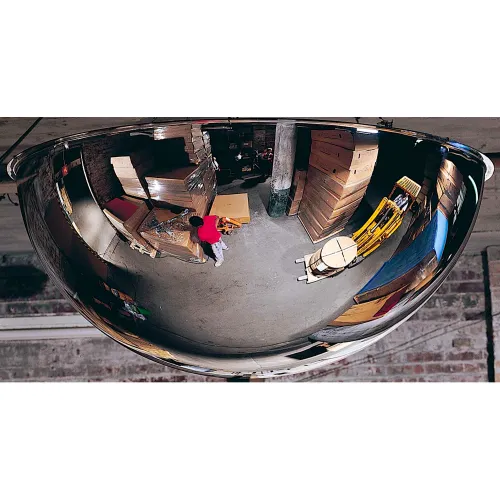 See-All Full Dome Acrylic Mirror, Indoor, 48" Dia., 360 Viewing Angle