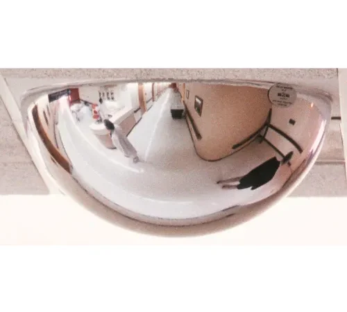 See-All? Full Dome T-Bar Acrylic Mirror, Indoor, 24" Dia. W/2'x2' Panel,360? Viewing Angle