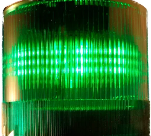 Springer Controls / Texelco LA-154B 70mm Stack Light, Steady, 24V AC/DC LED - Green