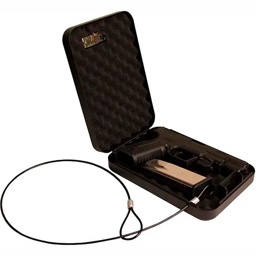 Tracker Safe Portable Safe SPS-01 - Combination Lock - 6-1/2"W x 9-3/4"D x 2"H - Black - Image 3