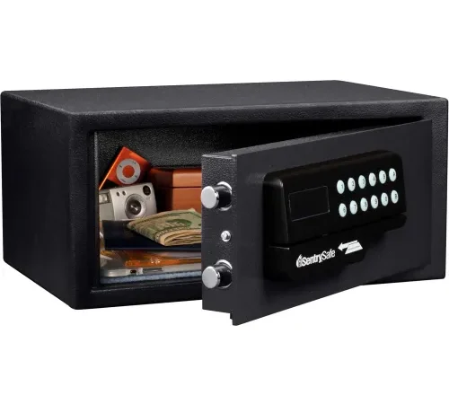 SentrySafe Security Safe H060ESB Card Access/Electronic Lock, 15"W x 11"D x 7"H, Black