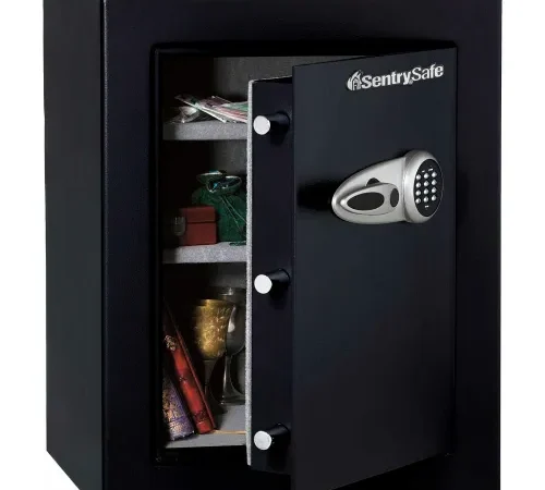 SentrySafe Security Safe T8-331 Electronic Lock, 21-11/16"W x 19-13/16"D x 27-11/16"H, Black