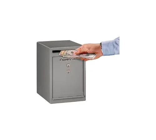 SentrySafe Under Counter Drop Slot Safe UC-039K - 8"W x 10-5/16"D x 12"H, Gray