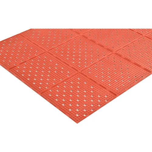 NoTrax® T23 Multi-Mat II" Drainage Mat 3/8" Thick 3' x 32' Red