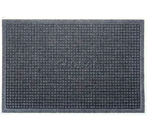 WaterHog® Diamond Mat Fashion Border 3/8" Thick 4' x 12' Blue