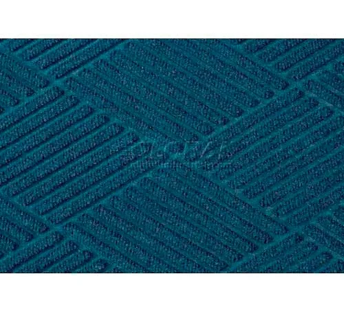 WaterHog® Diamond Mat Fashion Border 3/8" Thick 4' x 6' Navy