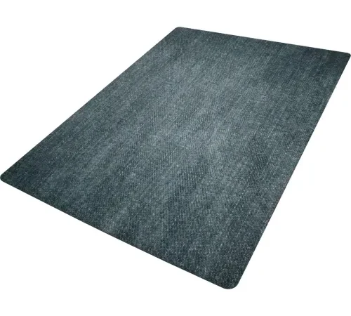M Matting Desk Chair Mat, Stonewash in Blue, 3' x 4'