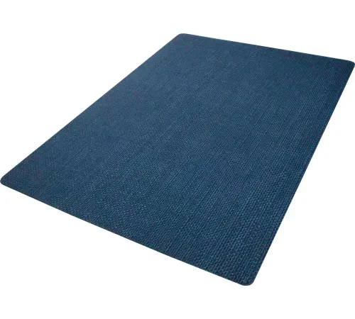 M Matting Desk Chair Mat, Stratford in Blue, 3' x 4'