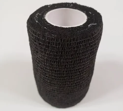 First Voice" 3" x 5 Yards Self Adhesive Bandage, Latex , Black, Pack of 10