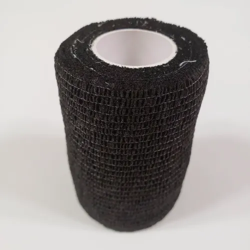 First Voice" 3" x 5 Yards Self Adhesive Bandage, Latex , Black, Pack of 10