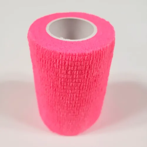 First Voice" 3" x 5 Yards Self Adhesive Bandage, Latex , Pink, Pack of 10