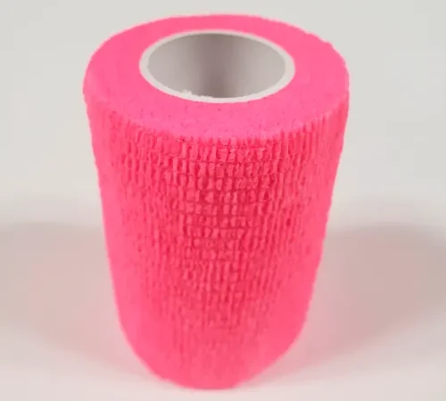 First Voice" 3" x 5 Yards Self Adhesive Bandage, Latex , Pink