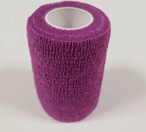 First Voice" 3" x 5 Yards Self Adhesive Bandage, Latex , Dark Purple