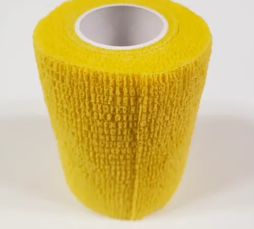 First Voice" 3" x 5 Yards Self Adhesive Bandage, Latex , Yellow