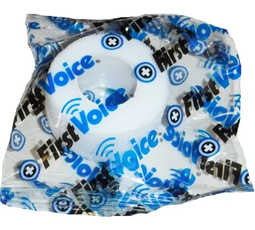 First Voice" 1" x 5 Yards Self Adhesive Bandage, Non-Latex , White